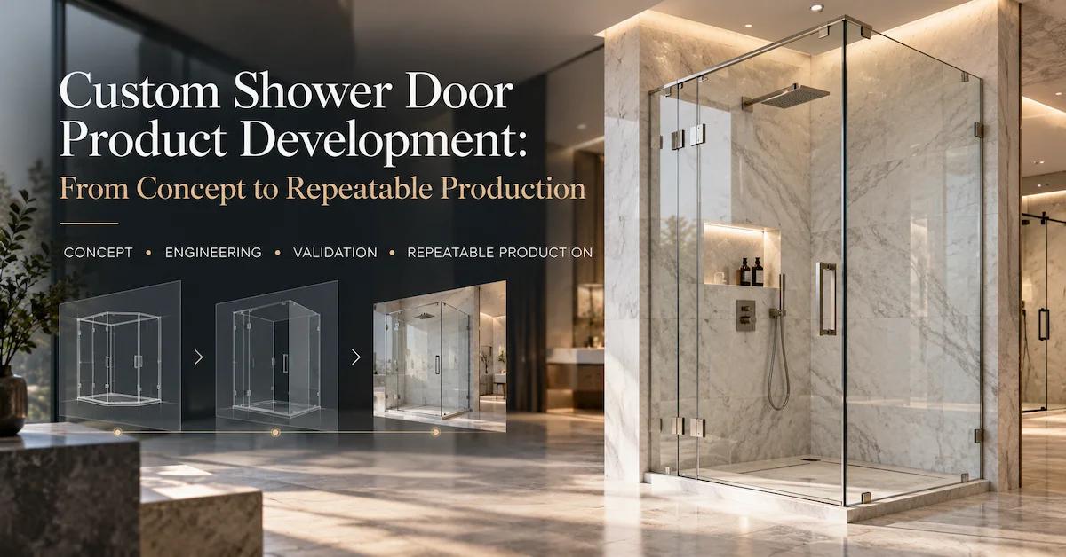 Custom Shower Door Product Development: From Concept to Repeatable Production