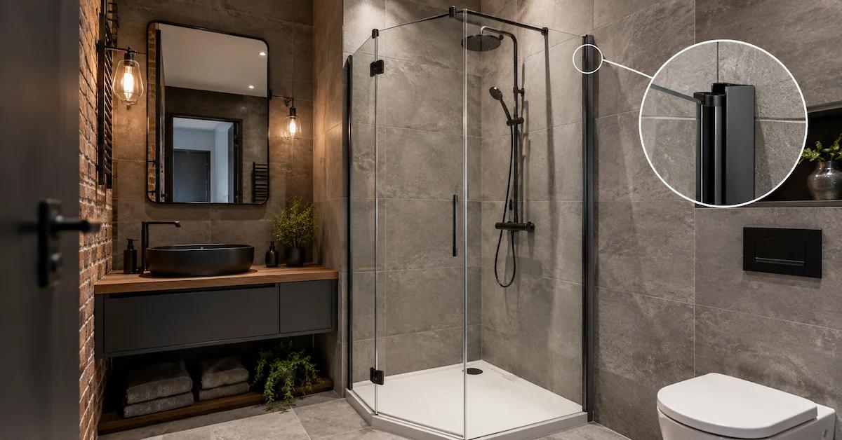 Shower Door with Adjustable Wall Profile: A Smarter Solution for Uneven Walls and Project Installation