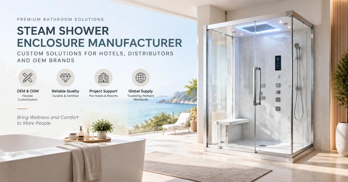 Steam Shower Enclosure Manufacturer: How Buyers Select Reliable Solutions for Hotels and Custom Projects