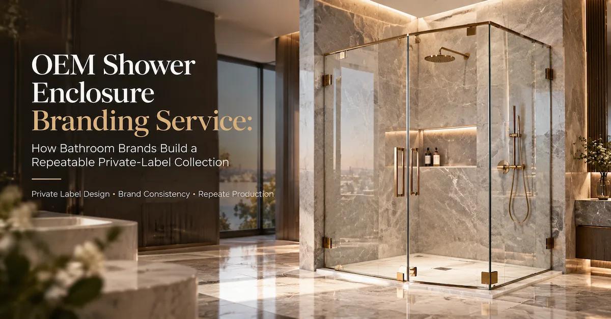 OEM Shower Enclosure Branding Service: How Bathroom Brands Build a Repeatable Private-Label Collection
