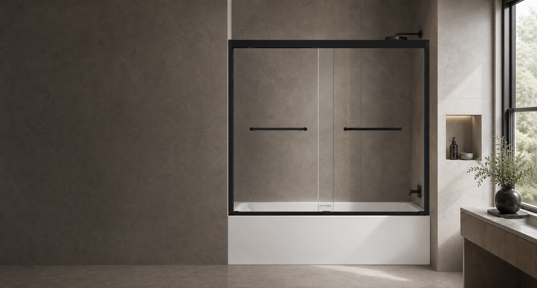 Glass Bathtub Doors & Screens for Practical Splash Control