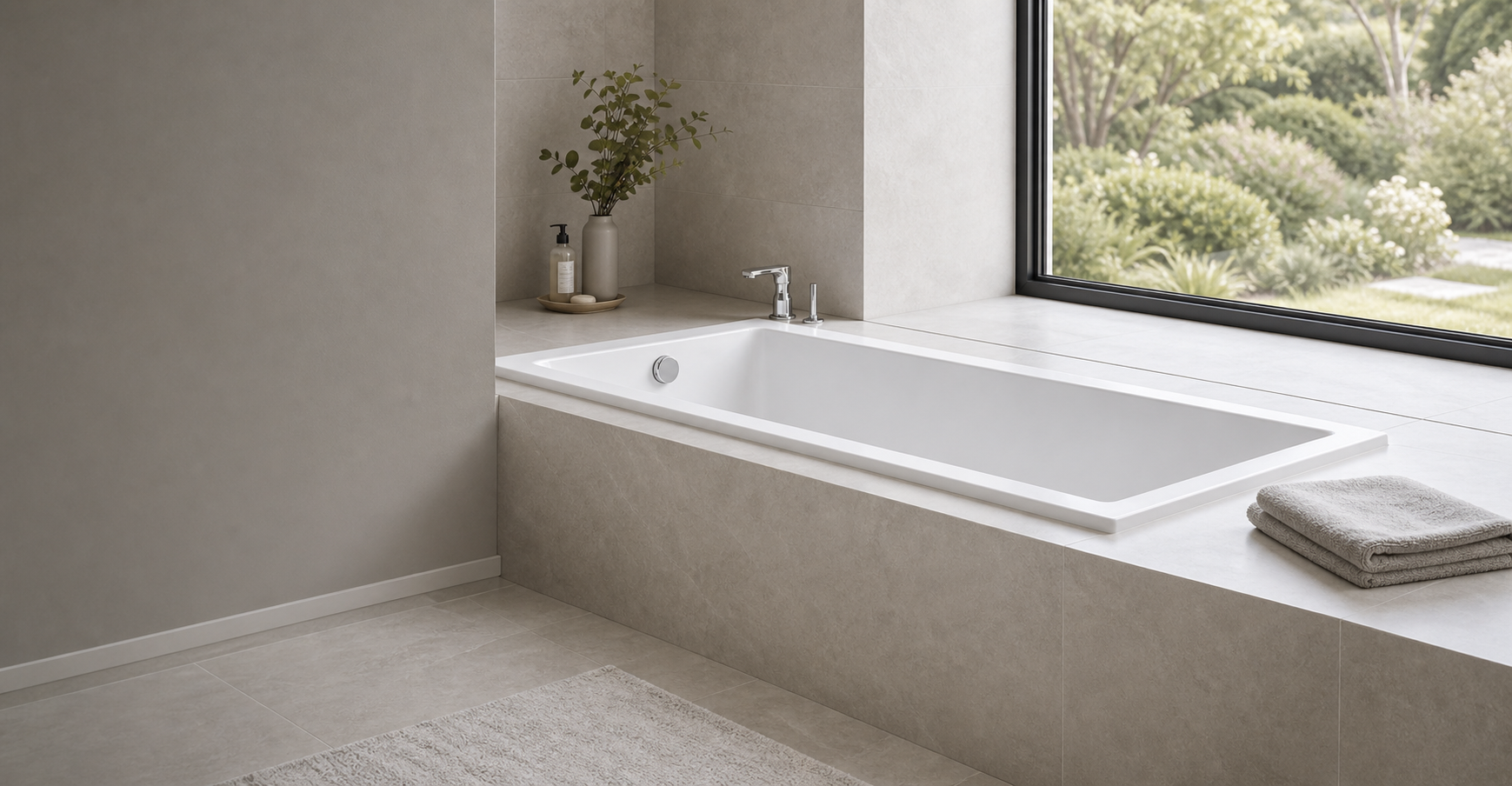 Built-In Bathtubs for Integrated Bathroom Design